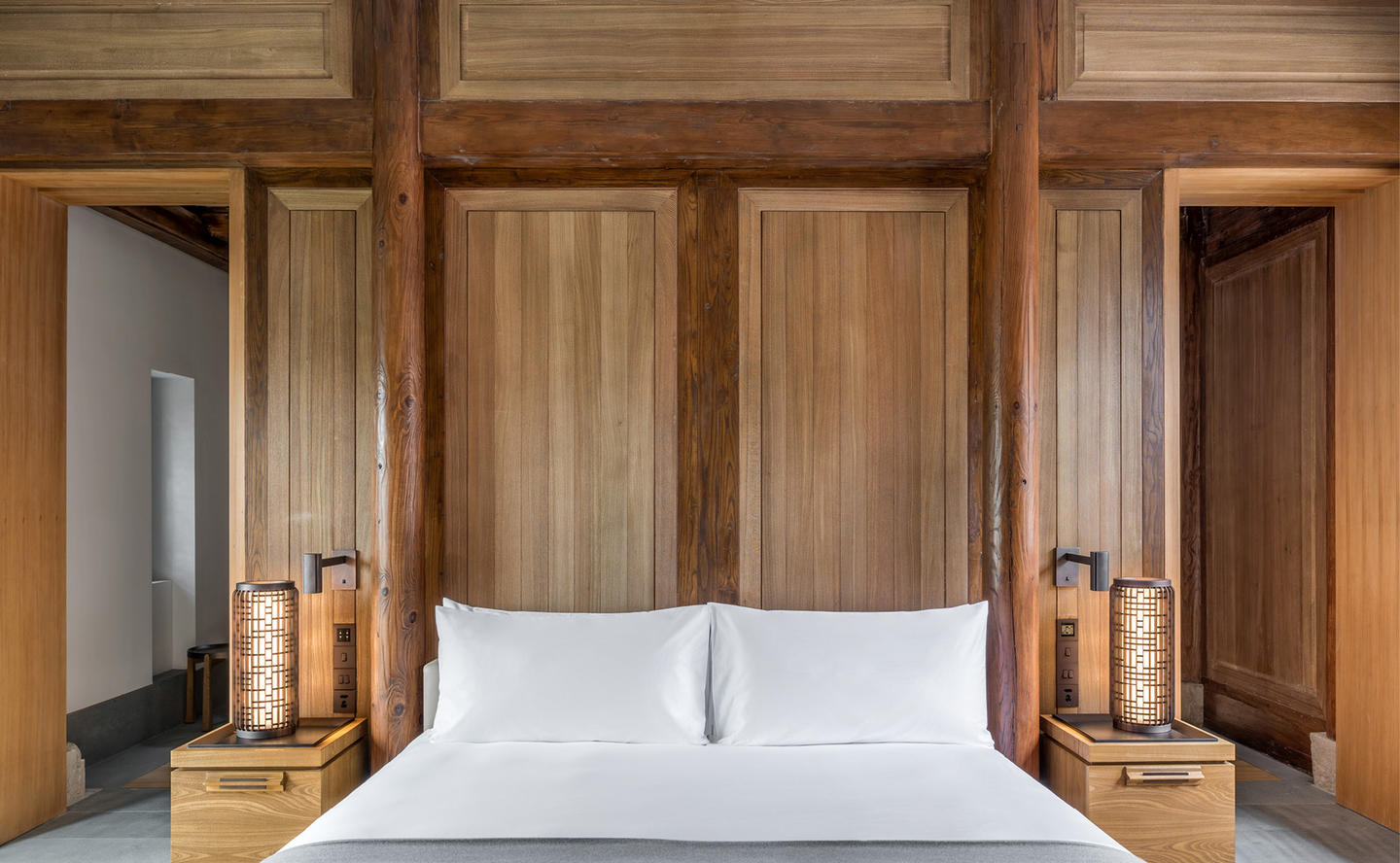 Bedroom, Two-Bedroom Antique Pavilion - Amanyangyun, China